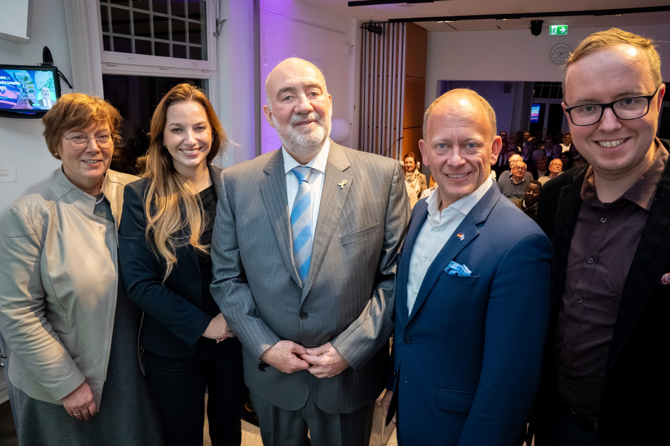 Sabine Sütterlin-Waack, Magdalena Finke, Ron Prosor, Carsten Ovens und Richard Nägler