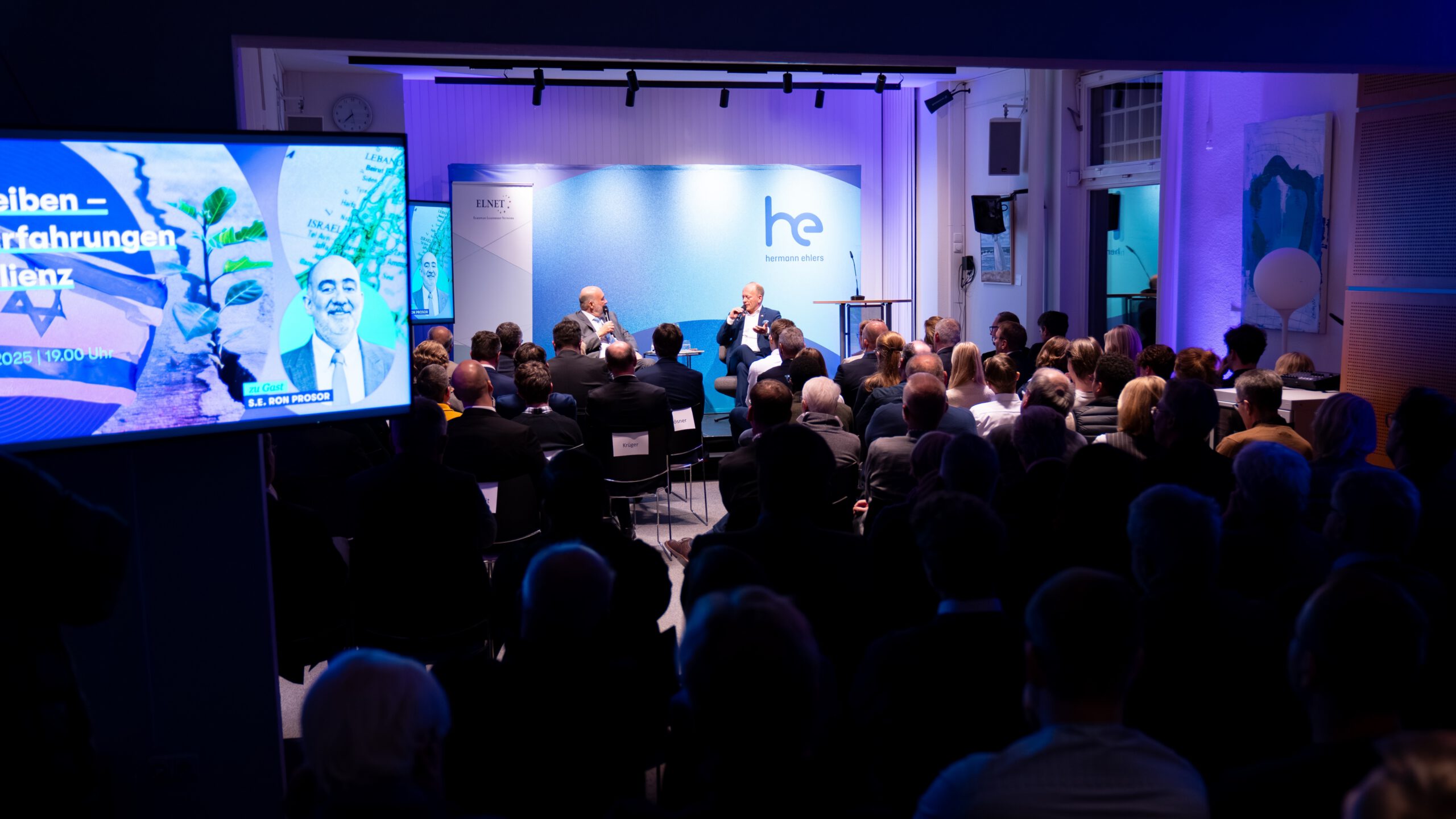 Diskussionsveranstaltung von Hermann-Ehlers-Stiftung und ELNET