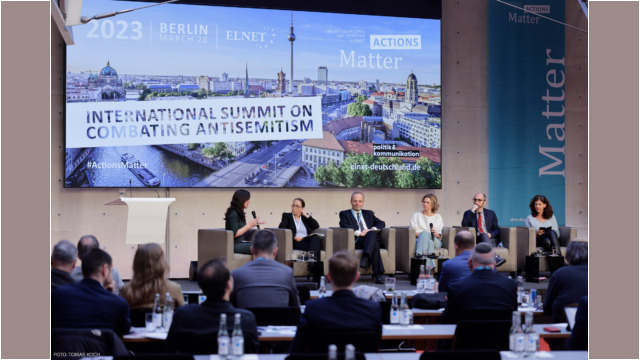 ELNET Antisemitismuskonferenz am 28.03.23 in Berlin. / Foto: Tobias Koch (www.tobiaskoch.net)