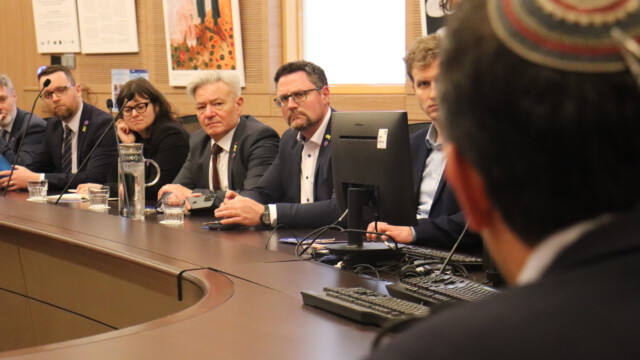 Gespräch in der Knesset