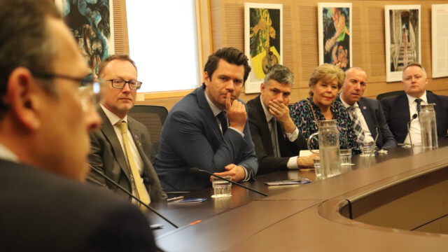 Gespräch in der Knesset