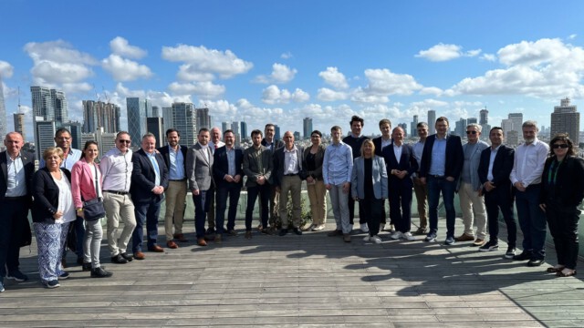 Die gesamte Delegationsgruppe in Tel Aviv