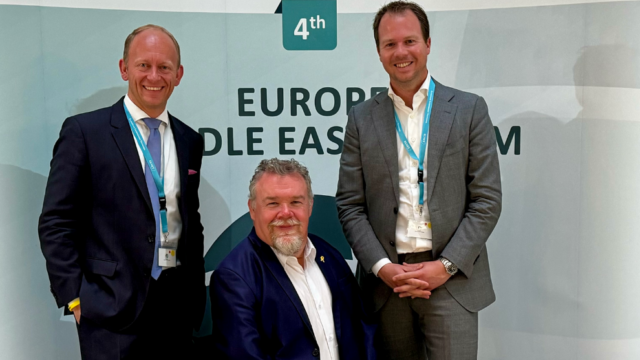 Carsten Ovens, MEP David Lega, Matthijs Schüssler